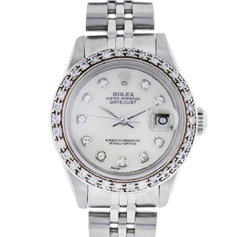 rolex datejust 69174 watch|ladies rolex with diamond bezel.